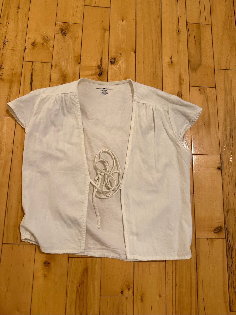 Brandy Melville Tie Front Top